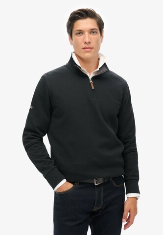 Superdry Sweatshirt in Zwart: voorkant