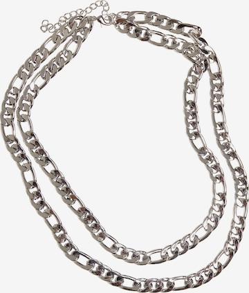 Urban Classics Цепочка 'Figaro' в Серебристый: спереди