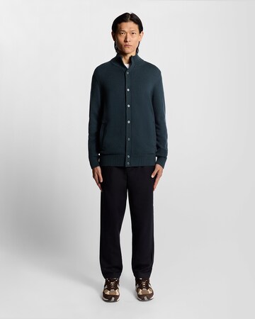 Lyle & Scott Gebreid vest in Zwart