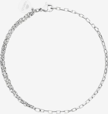 PURELEI Armband 'Kumu O' in Zilver: voorkant