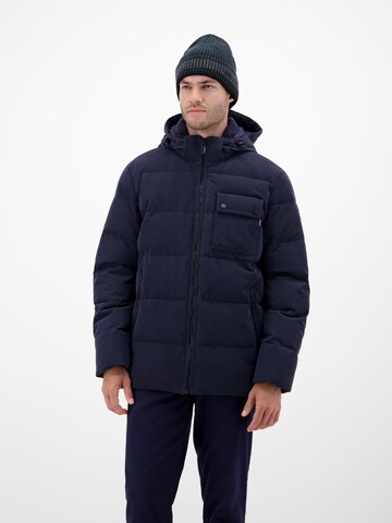 LERROS Muts in Blauw: voorkant