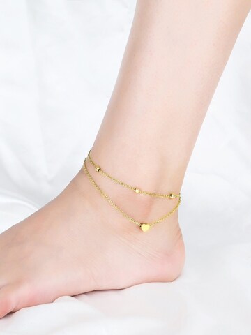 Kim Johanson Fußschmuck 'Heart'‌‌‌‌‌‌‌‌‌‌ in Gold: Vorderseite