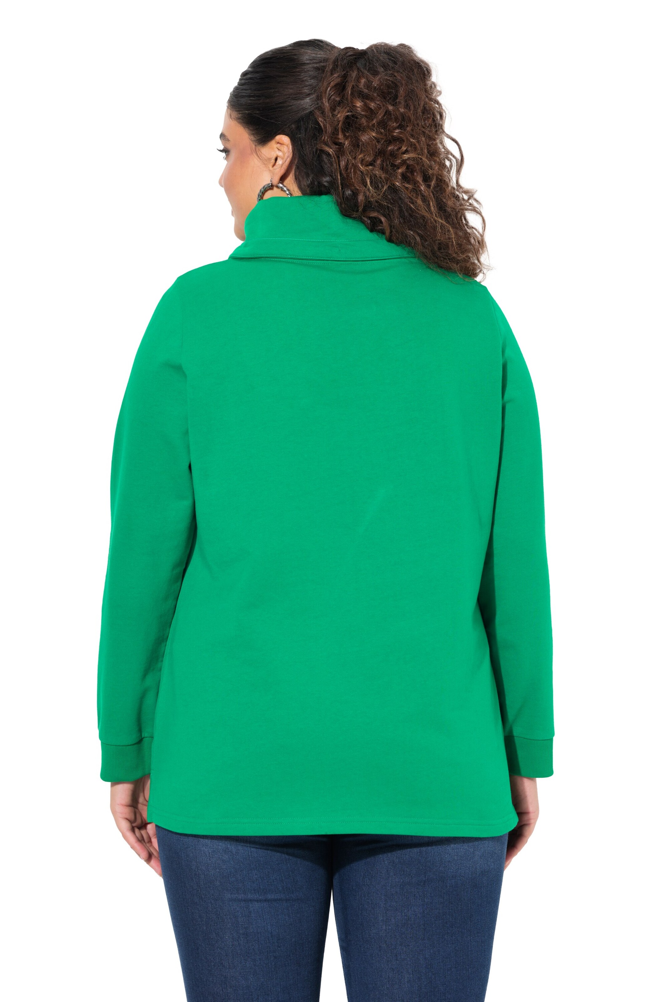 Ulla Popken Sweatshirt in Groen