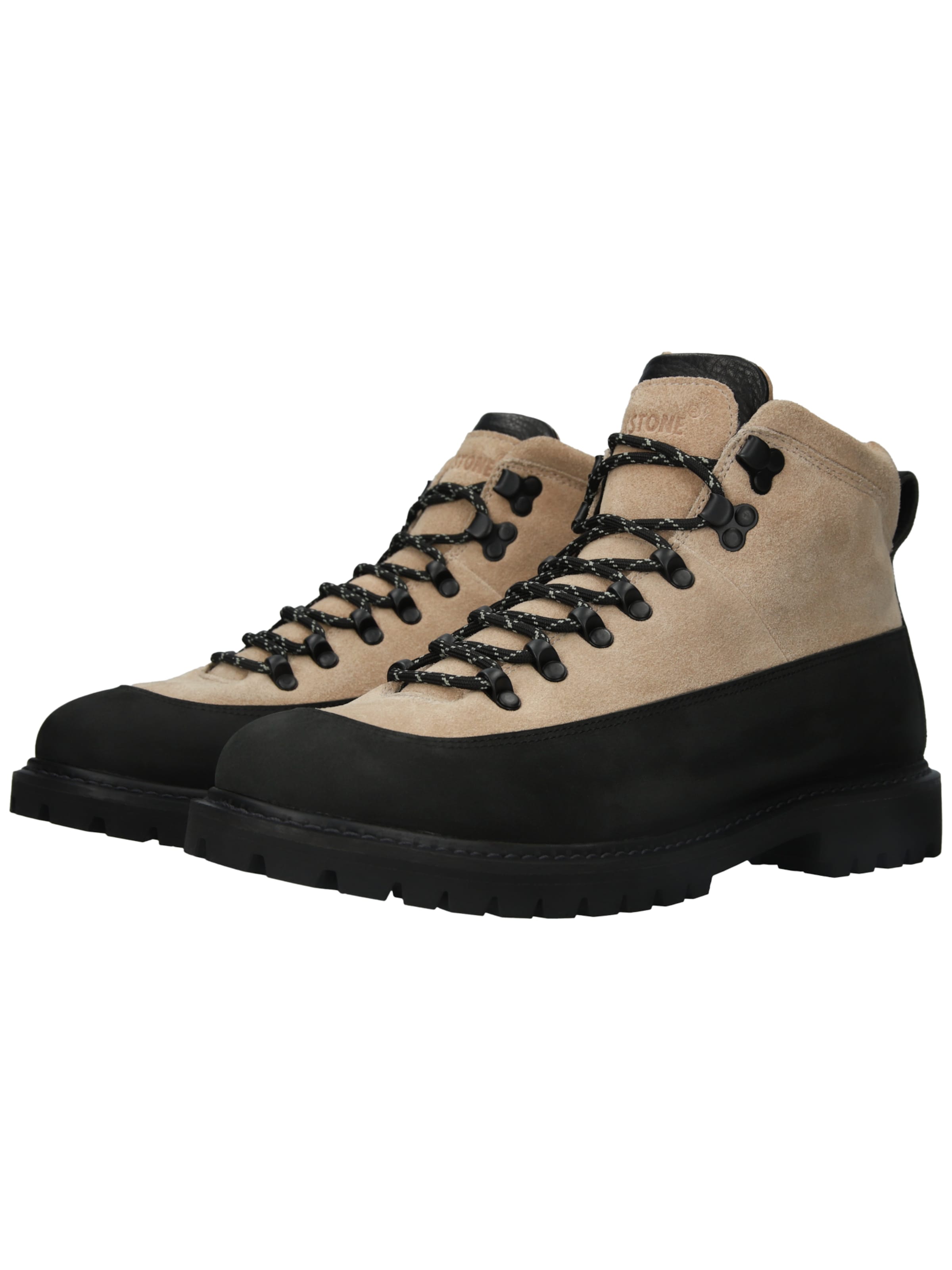 BLACKSTONE - Botas con cordones 'Rock Bear CG104' en beige