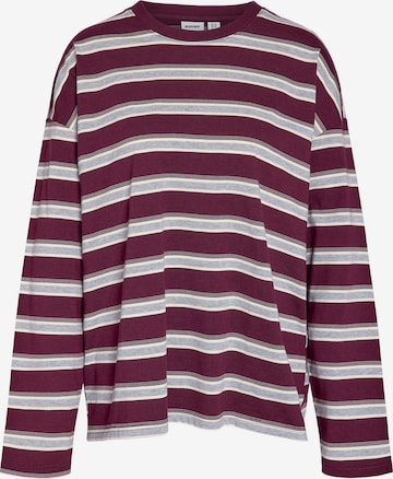 Sweat-shirt 'NMEmber' Noisy may en rouge : devant