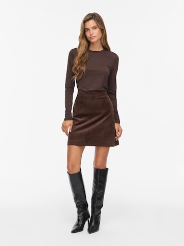 VILA Skirt 'VICOURDIE' in Brown