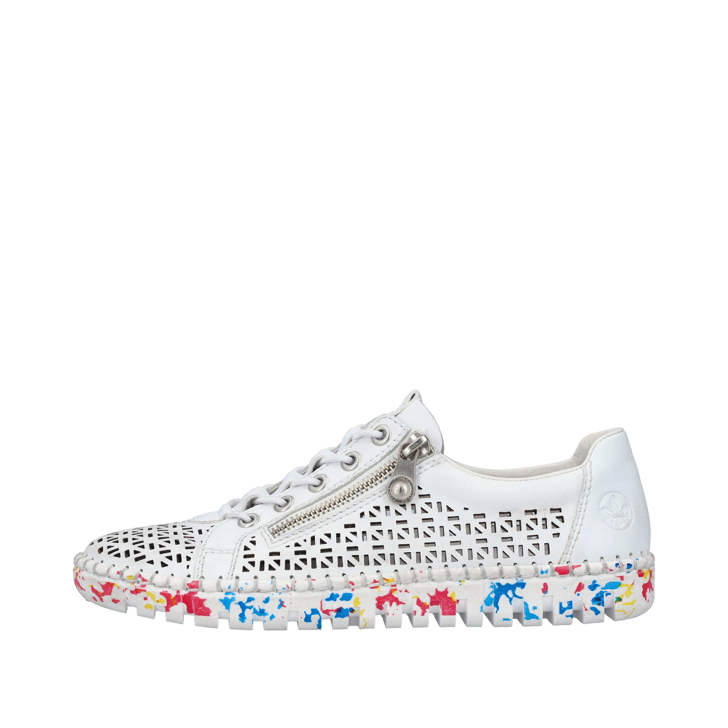 Rieker Platform trainers in White