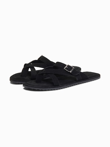 Ombre Pantolette‌‌‌ in Schwarz