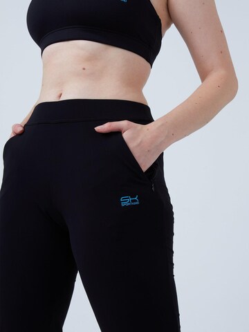 SPORTKIND Regular Sporthose 'Trainingshose lang'‌‌‌‌‌‌‌‌‌ in Schwarz