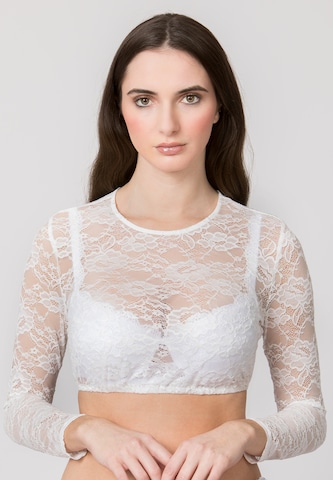STOCKERPOINT Klederdracht blouse 'Willma' in Wit: voorkant