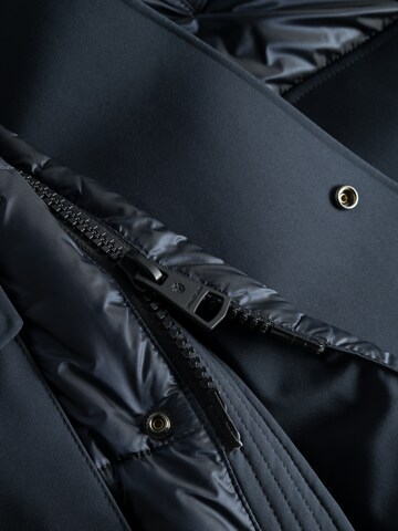 STRELLSON Winter coat 'S.C. Crasher Fused' in Blue