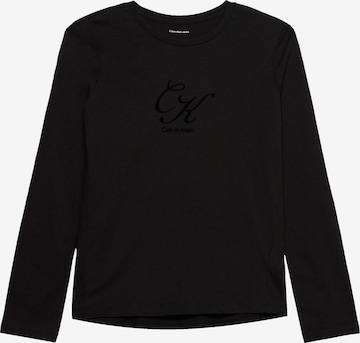 Calvin Klein Jeans Shirt in Zwart: voorkant