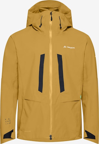 VAUDE Outdoorjacke 'Monviso' in Gelb: Vorderseite