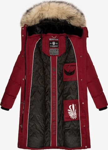 MARIKOO Χειμερινό παλτό 'Schneesternchen' σε κόκκινο