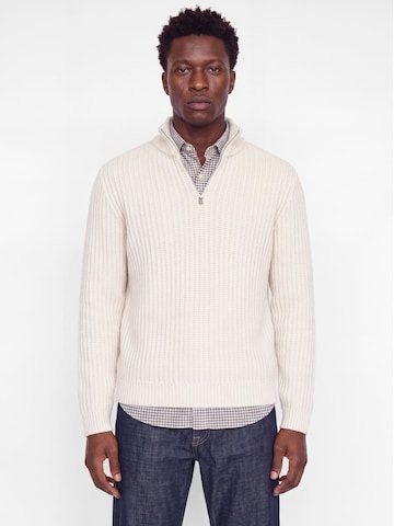 JACK & JONES Sweater in Beige: front