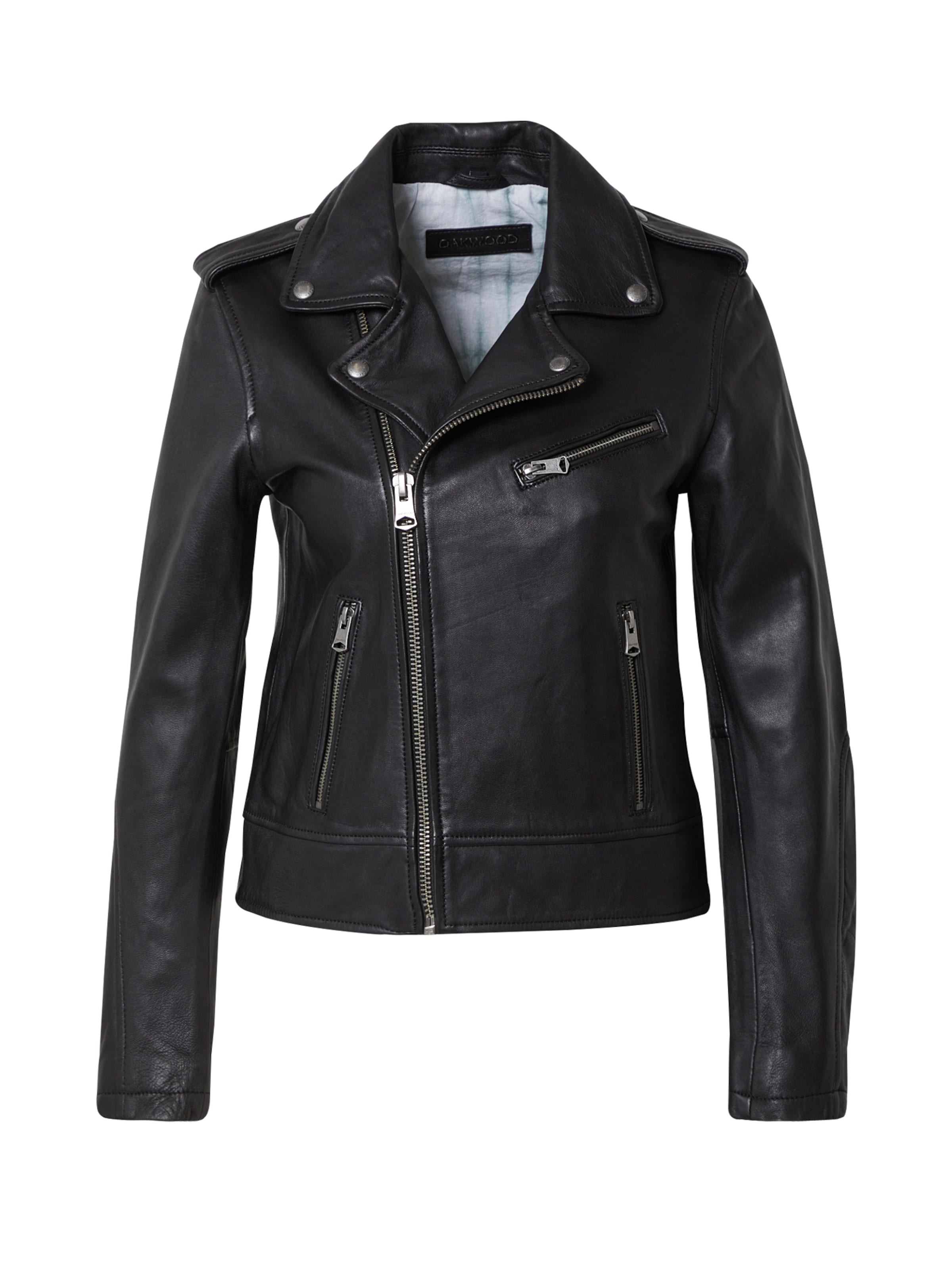 Geacă de primăvară-toamnă 'BOOGIE' de la OAKWOOD pe negru: față