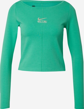 Tricou 'Air' de la Nike Sportswear pe verde: față