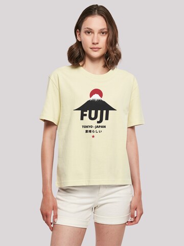 F4NT4STIC Shirt 'Fuji' in Gelb: predná strana