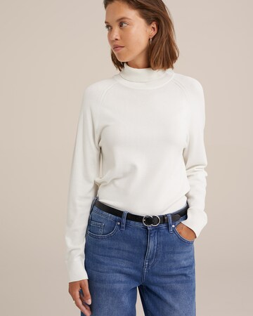 WE Fashion Pulóver - fehér: elől