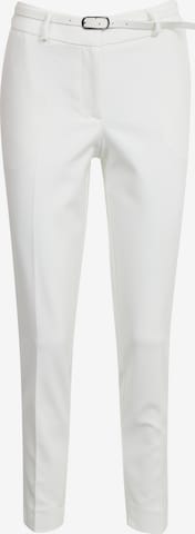 Orsay Regular Pleated Pants in White: front