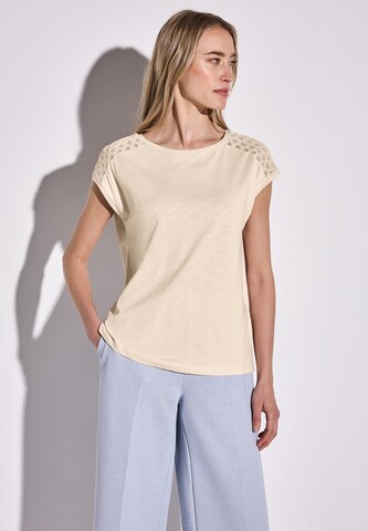 STREET ONE Shirt in Beige: front