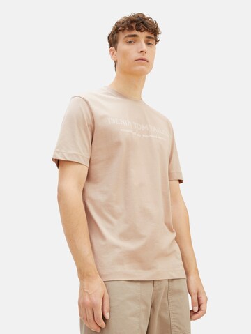 TOM TAILOR DENIM T-Shirt in Beige