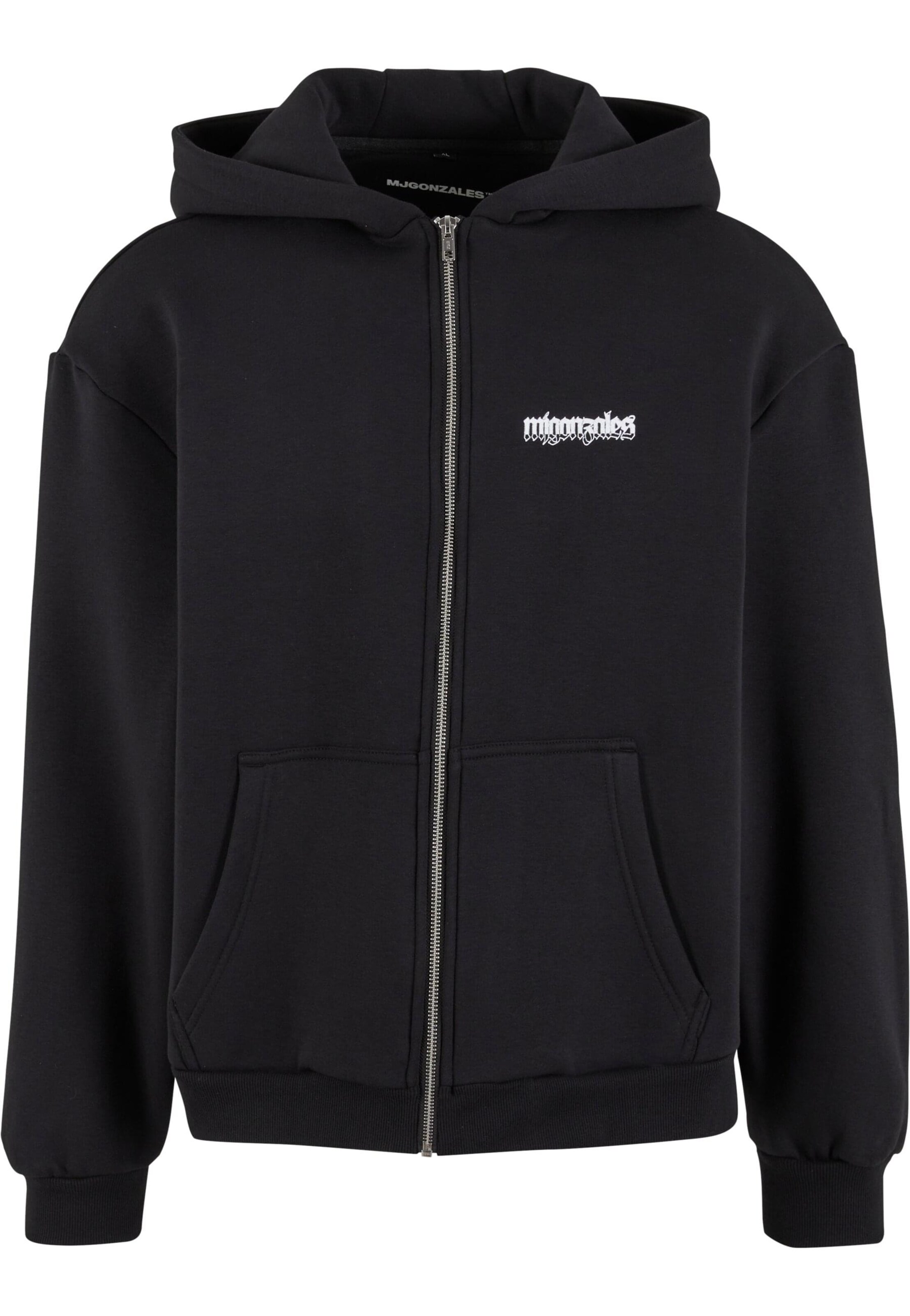 Giacca di felpa 'Burning Wings' di MJ Gonzales in nero: frontale