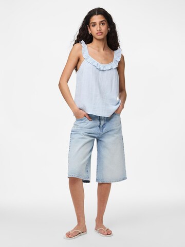 PIECES Top 'PCSastina' in Blauw