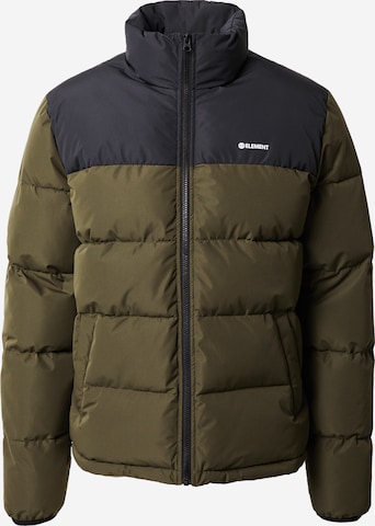 ELEMENT Winter Jacket in Green: front