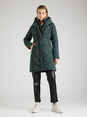 Manteau d’hiver 'NATALKA' Ragwear en vert : devant