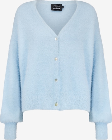 UNFOLLOWED x ABOUT YOU Knit Cardigan 'COZY' in Blue: front