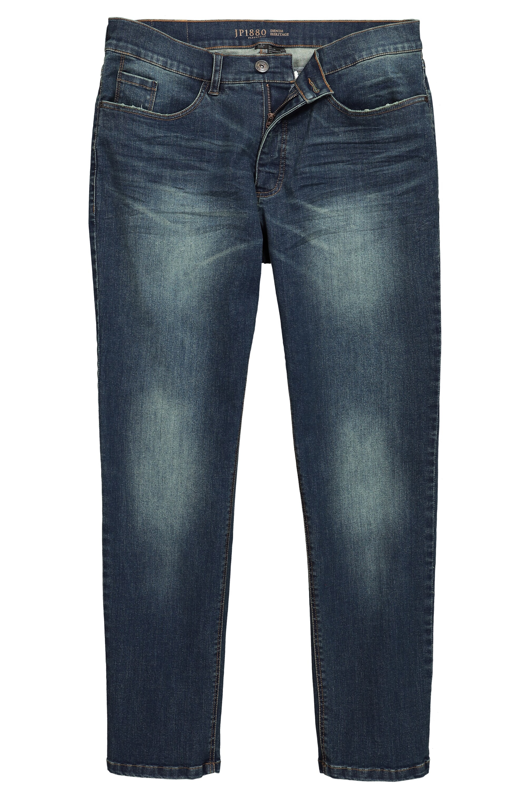 JP1880 Tapered Jeans in Blauw: voorkant