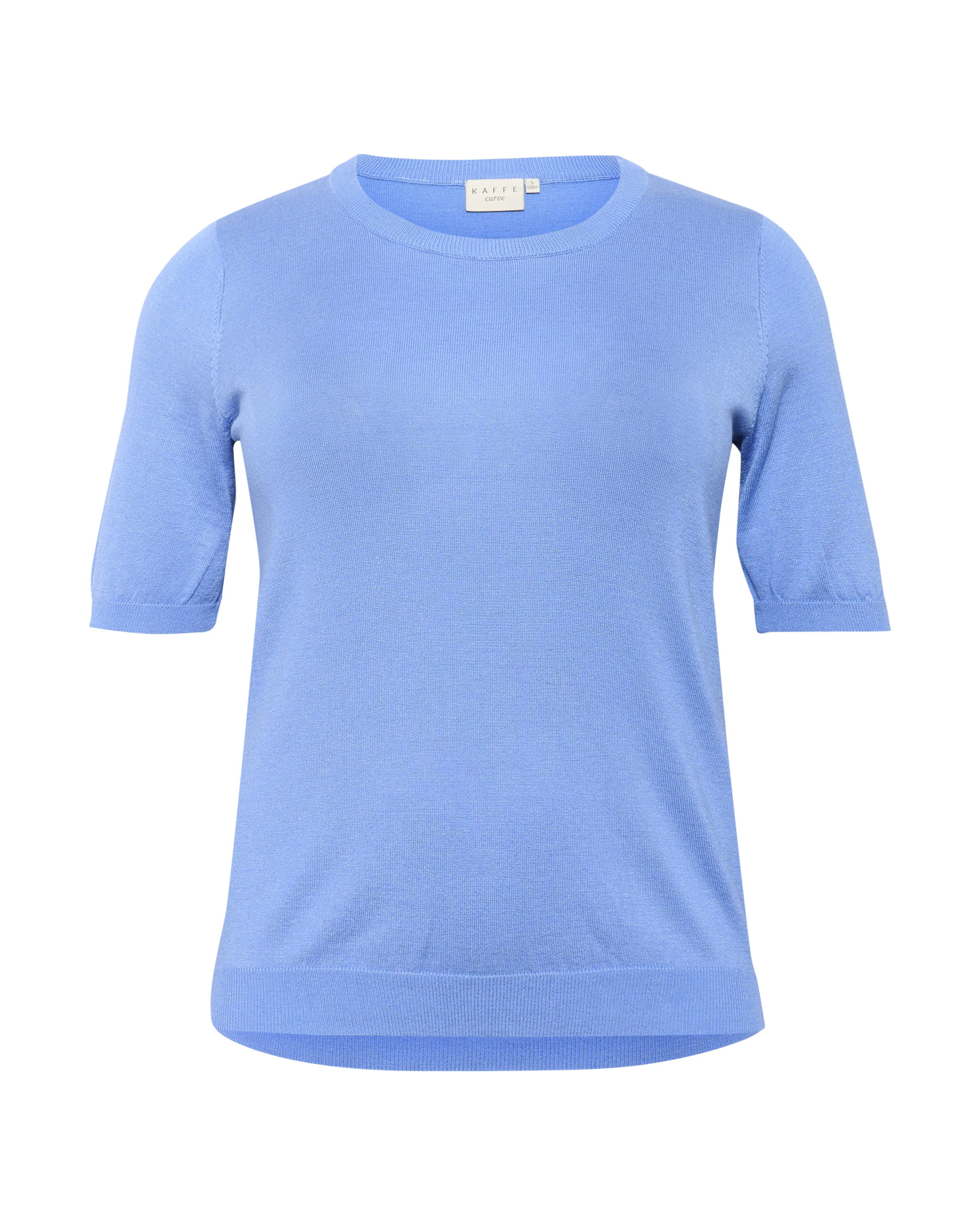 KAFFE CURVE Trui &#x27;KC Lizzy&#x27; in Blauw: voorkant