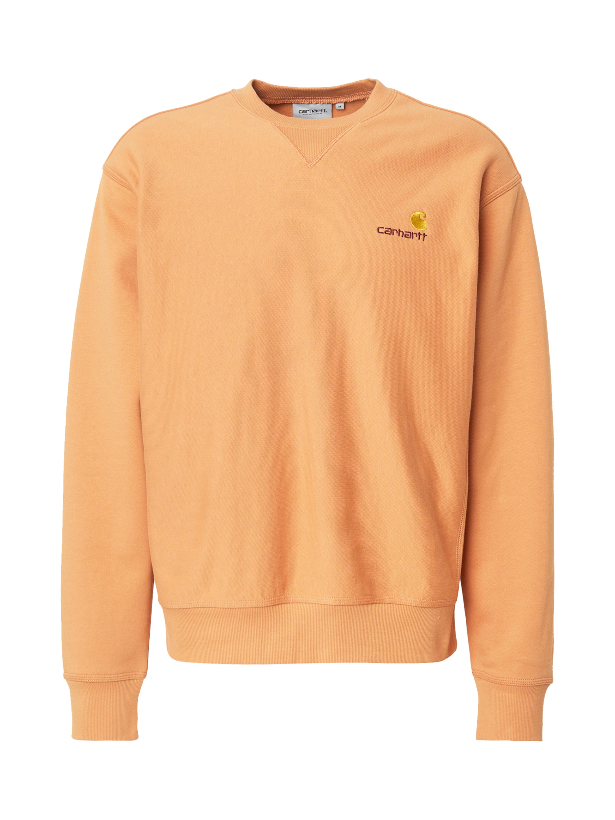 Carhartt WIP Sweatshirt 'American Script' in Orange: front