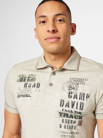 CAMP DAVID T-shirt i silver