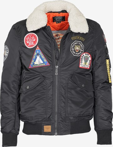 TOP GUN Between-Season Jacket in Black: front