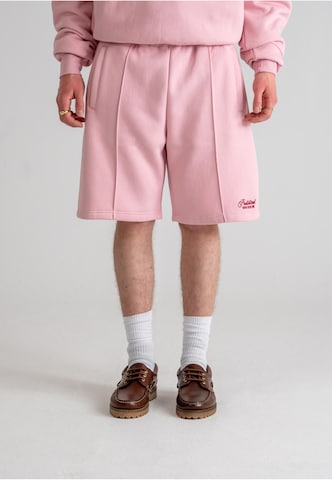 regular Pantaloni 'Hometown' di Prohibited in rosa: frontale