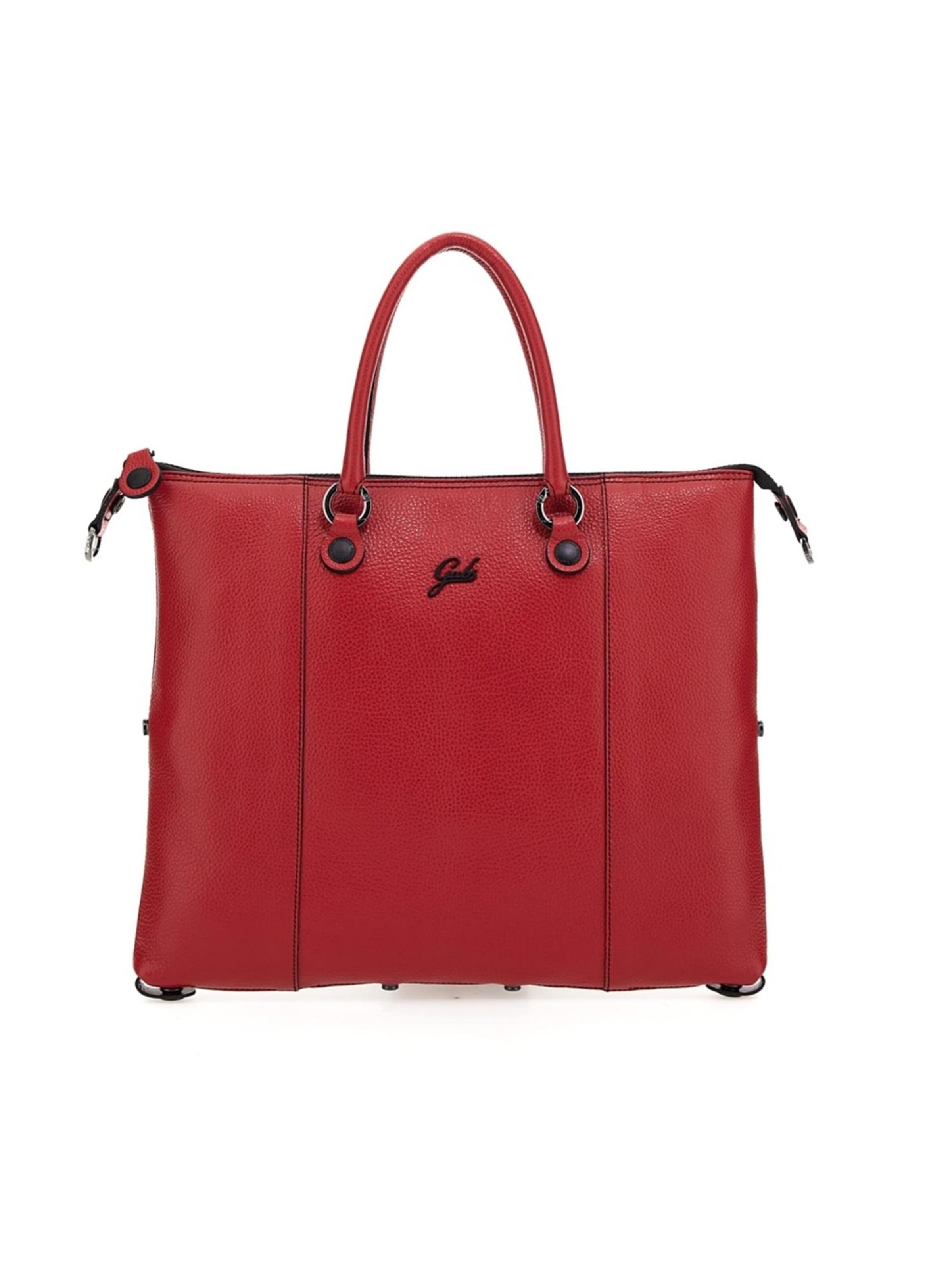 Borsa a spalla 'G3 plus bull black M' di Gabs in rosso: frontale