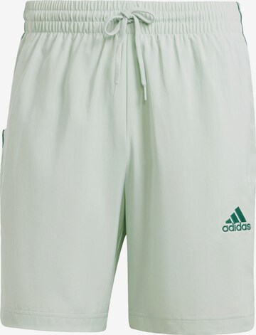 ADIDAS SPORTSWEAR Workout Pants 'Essentials Chelsea' in Green: front