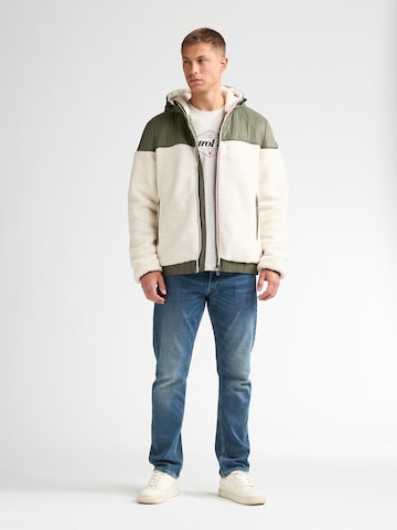 Petrol Industries Fleece jas in Groen