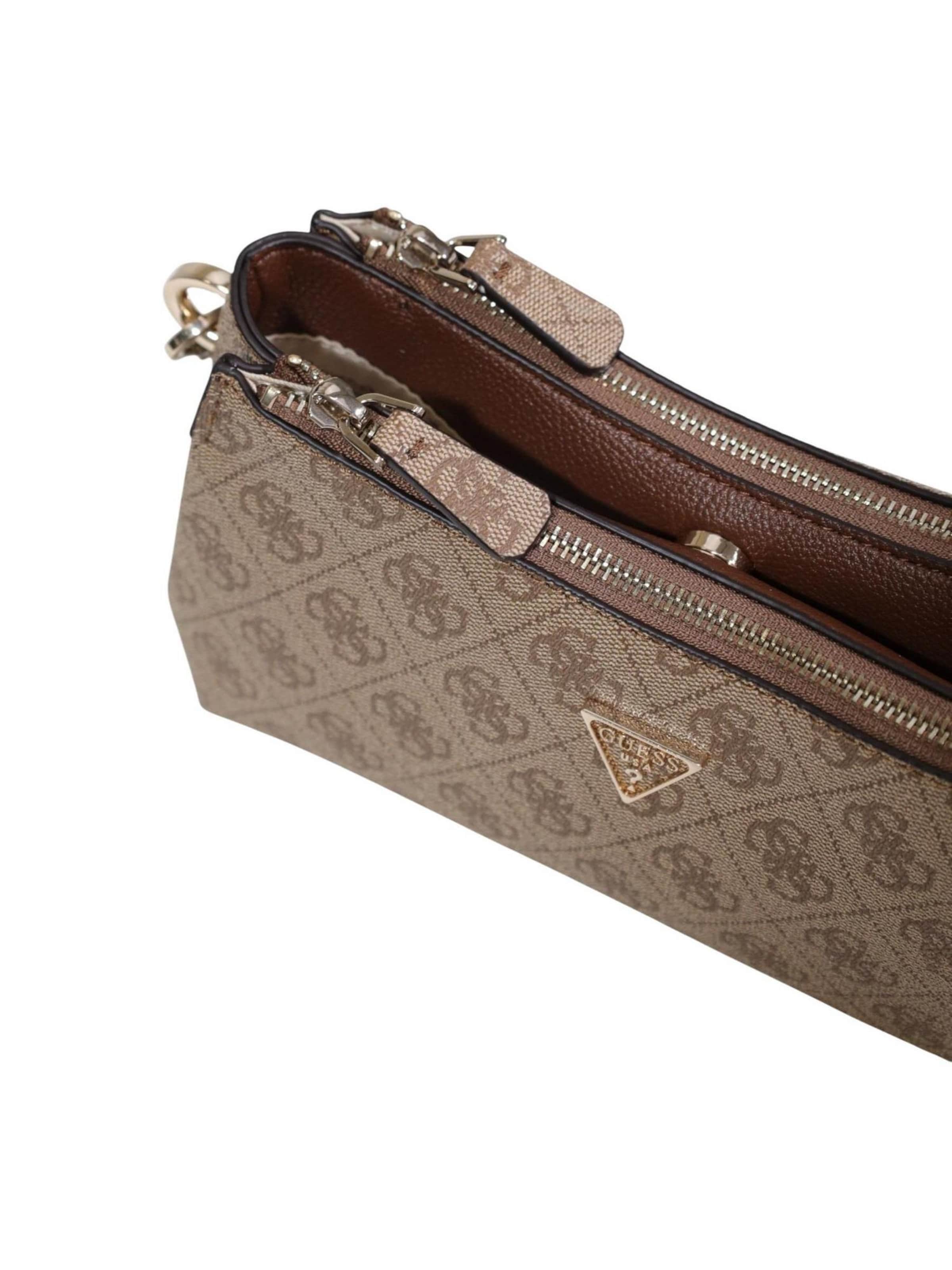 GUESS Skuldertaske 'NOELLE II 3 HWBG96 72730' i beige