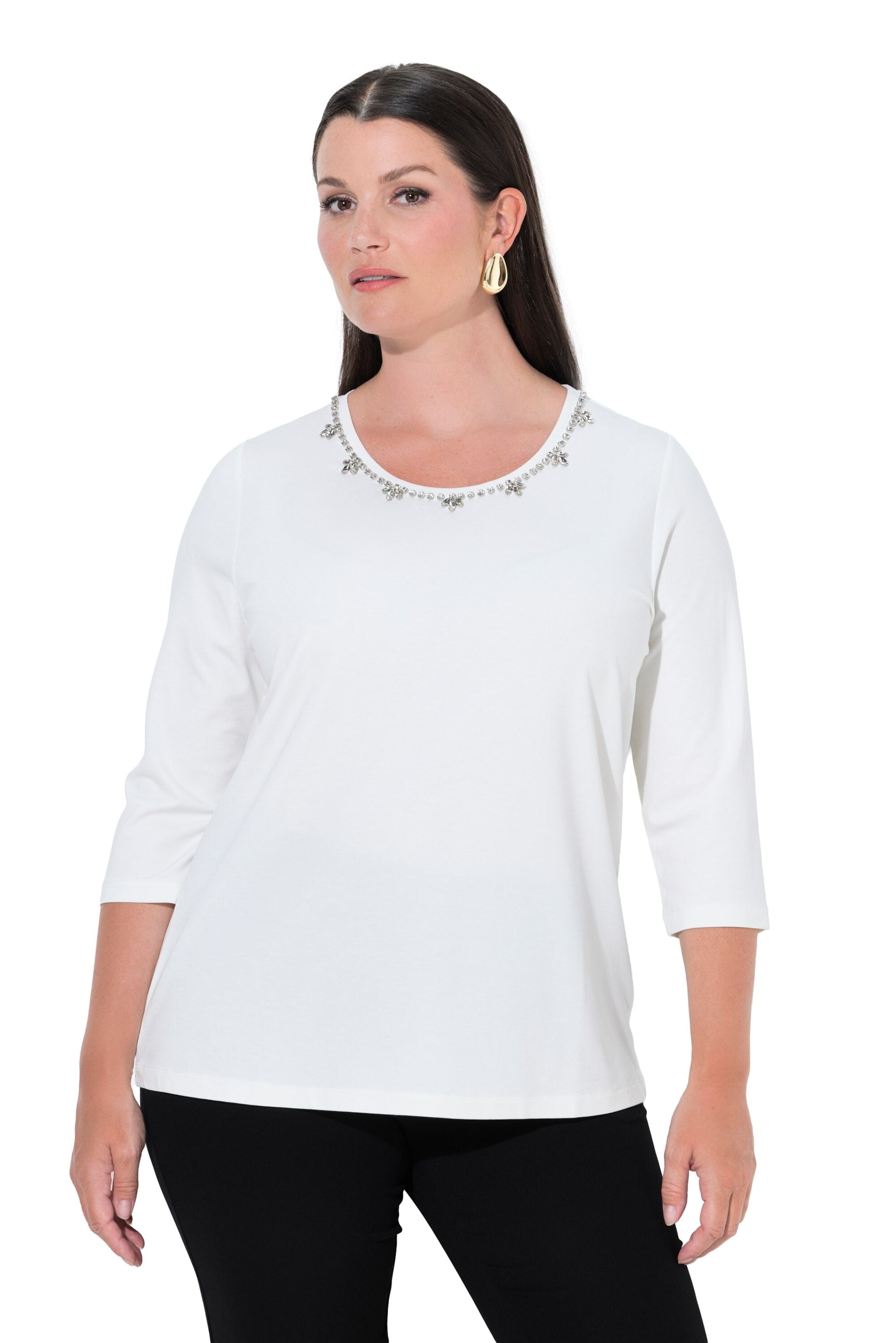 Ulla Popken Shirt in White: front