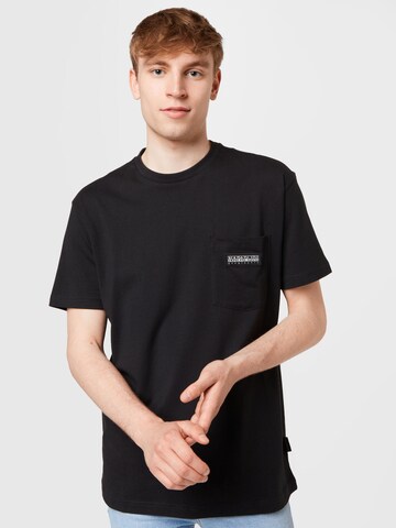 NAPAPIJRI Shirt in Black: front