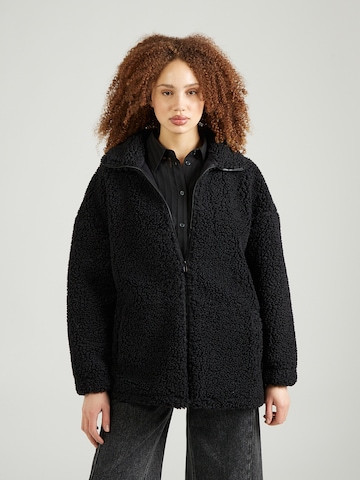 Karo Kauer Jacke in Schwarz: Vorderseite