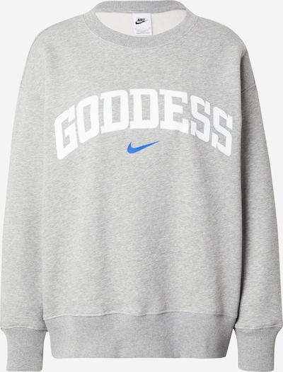 Nike Sportswear Μπλούζα φούτερ 'PHNX FLC' σε μπλε / γκρι / λευκό, Άποψη προϊόντος