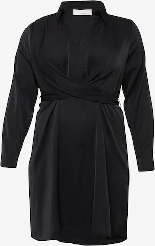 Guido Maria Kretschmer Curvy CollectionKoktel haljina 'Kate' - crna boja: prednji dio