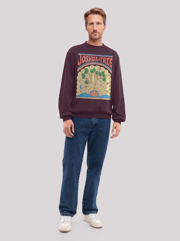 Sweat-shirt 'US National Parks Joshua Tree' F4NT4STIC en violet