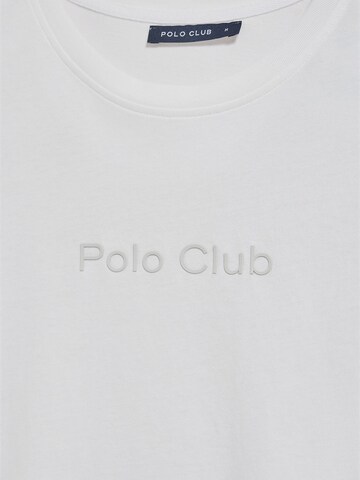 Polo Club Shirt in White