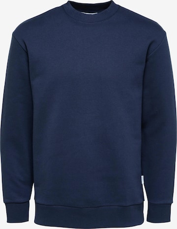 SELECTED HOMME Sweatshirt 'Hoffman' i blå: forside