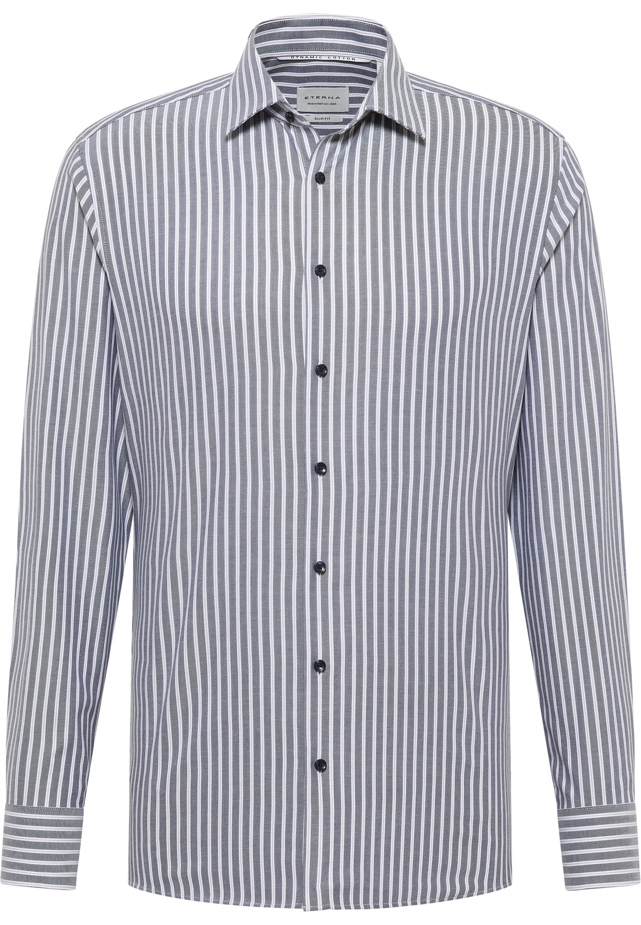 ETERNA Slim fit Zakelijk overhemd in Blauw: voorkant